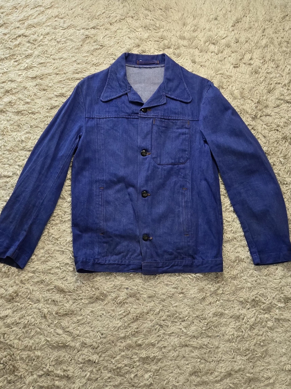 VTG 60s Denim British Workwear Jacket M